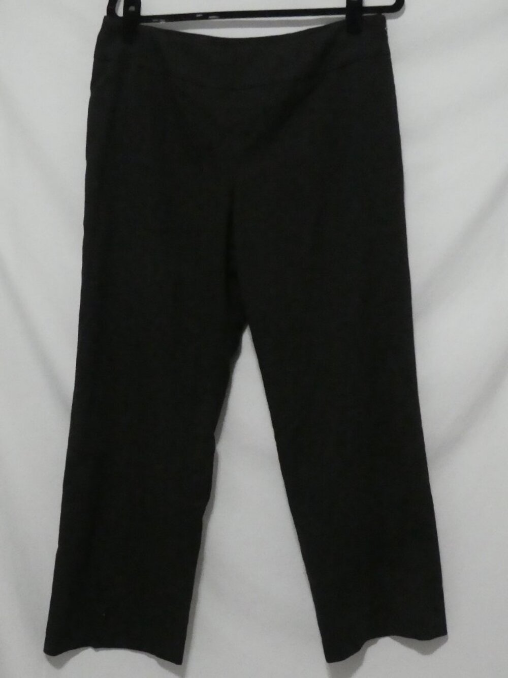 LIZ CLAIBORNE PETITE Black Straight Leg Career Trousers Petite Size 14P